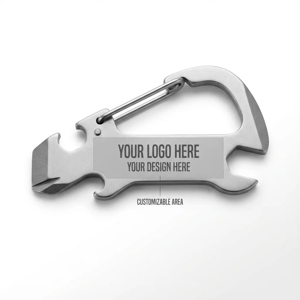 Multitool Carabiner Keychain